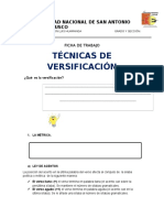 Técnicas de Versificacion