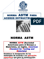 Designacion (Astm) de Aceros