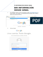 Recibir Información Desde Gmail