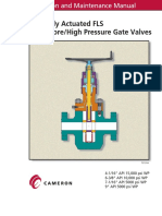 Manually Actuated FLS Large Bore/High Pressure Gate Valves