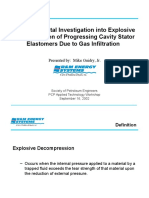 Presentación - An Experimental Investigation Into Explosive Decompression of Progressing Cavity Stator Elastomers Due To Gas Infiltration