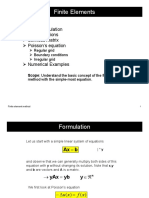 Finite Elements: Basic Formulation Basis Functions Stiffness Matrix Poisson S Equation Numerical Examples