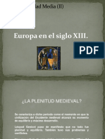 Tema 1. Europa en El Siglo XIII