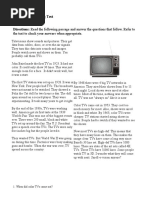 Nonfiction-reading-test-tv Module 2 Estatal 27 Octubre 2015