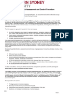 Hazard Identification, Risk Assessment and Control Procedure PDF