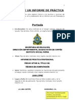 Partes de Informe de Practica 2013