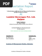 Download  Project on Distribution Channel of Pepsi by ruchikunal SN29424688 doc pdf