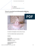 La Romantica Ballerina - Cake