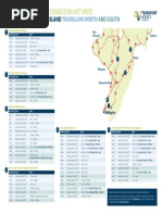 Bottom of the North Island Travelling North and South