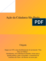 Apresentação- Ação Da Cidadania SP