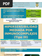 Hipersensibilidad Tipo III y IV
