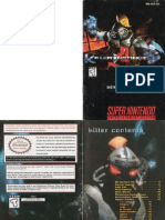 Killer Instinct Instruction Booklet For SNES (1995)