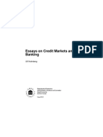 Essays on Credit Markets and Banking