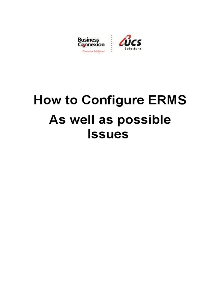Configuring ERMS in SAP 2.6 | PDF | Email | Email Address