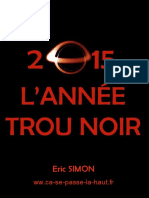 2015 Année Trous Noirs