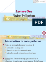 Lecture One Noise Pollution Web
