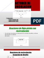 2 Reactores de Recirculación y Reactores en Cascada