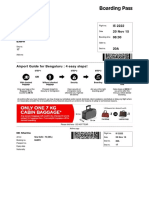 Air Asia Boarding Pass