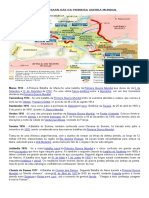 Principais Batalhas Da Primeira Guerra Mundial