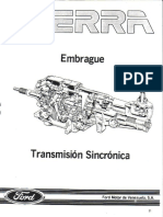 Manual Reparacion y Servicio - Embrague y Caja de Velocidades