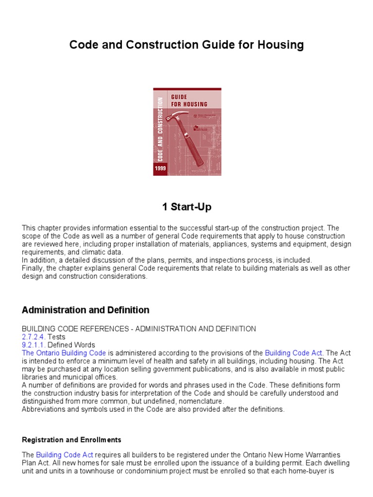 Code and Construction Guide For Housing | PDF | Building Code | Code