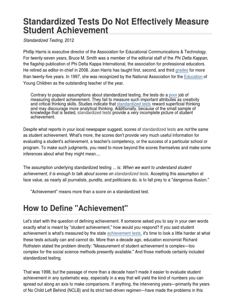 standardized-testing-does-not-effectiviely-measure-student-achievement