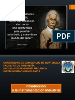 Introducción a La Instrumentacion Industrial