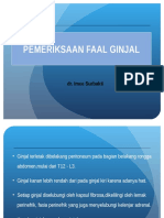 Pemeriksaan Faal Ginjal (Ureum, Creatinin)