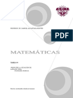 Profesor: Dr. Samuel Alcantara Montes: Tarea #4