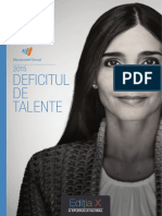 2015 Studiul Privind Deficitul de Talente - Global EMEA Romania