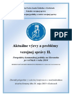 Aktualne Vyzvy A Problemy Verejnej Spravy II PDF