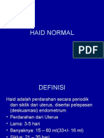 Haid Normal