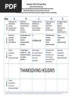 K-8 Lunch Menu November 2015