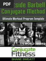 Westside Barbell Conjugate Method - The Ultimate Workout Program Template