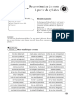 Reconstitution de Mots A Partir de Syllabes