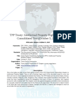 WikiLeaks TPP IP Chapter 051015