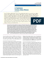 Acute Heart Failure Syndromes in Patients With Coronary Artery Disease