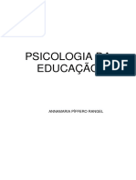 Psicologia Da Educação Teorias Aprendizagem