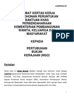 Format Kertas Kerja Peruntukan Bantuan Khas Perbendaharaan KPWKM - Terkini 2014