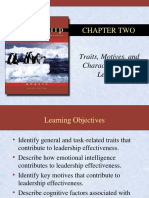 Chapter Two: Traits, Motives, and Characteristics of Leaders