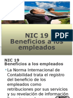 NIC 19 Beneficios a los empleados resumido