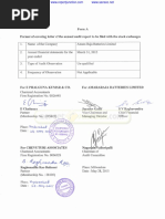 Amara Raja Batteries Limited 2015 Annual Report