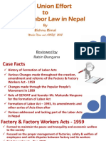 Trade Union Effort in Nepal A Review