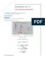 Exp #7 Fluid Dynamics Lab