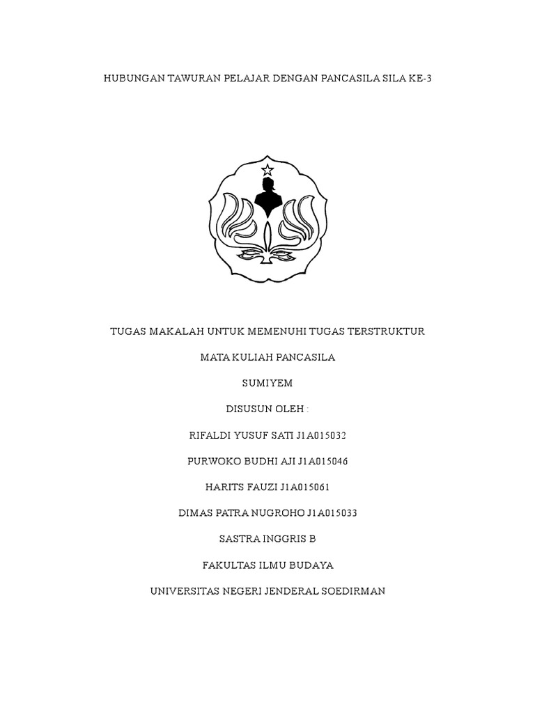Makalah Tawuran Antar Pelajar 2 3
