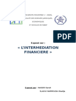 Intermediation Financiere 