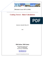 Cooling Tower Basic Calculation PDF