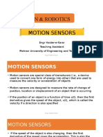 Automation & Robotics Motion Sensors