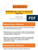 Temperature, Light & Pressure Sensors