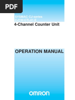 Operation Manual: 4-Channel Counter Unit